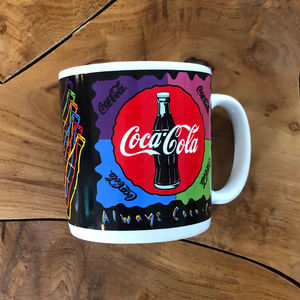 1995 Coca Cola Coffee Mug Coke Cup Glass Collector 99s Vintage
